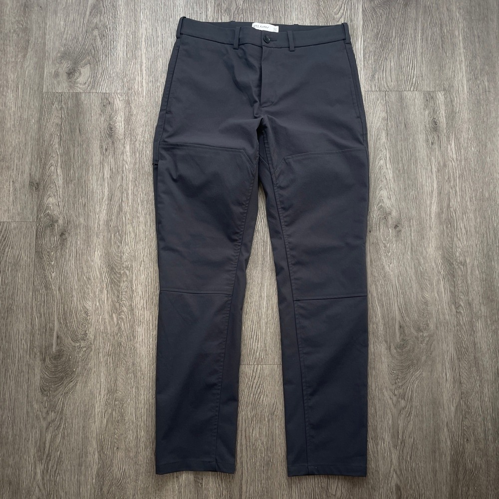 Hill City Pants Mens 30x29 Gray Utility Trail Hiking Golf Workwear Double Knee